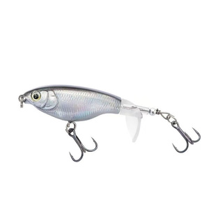 Señuelo de Pesca OEM con Patrón de Tigre Rojo-Naranja, Ojos 3D y Acción de Burbuja, Material ABS para Pesca de Depredadores en Lagos y Ríos - Product Image 4