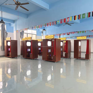 Kiosque <span class=keywords><strong>photo</strong></span> vintage, machine à selfie tout-<span class=keywords><strong>en</strong></span>-un avec impression instantanée et système de paiement multiple - Product Image 5