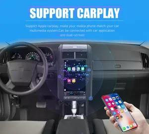 13,6 "para pantalla Tesla Audio estéreo reproductor Multimedia navegación GPS Android Radio de coche para Dodge Journey JCUV 2008-2013 - Product Image 3