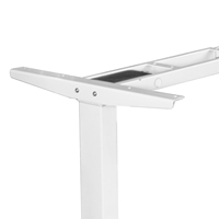 Bureau sur pied ergonomique en forme de L, meuble électrique, 3 pieds, hauteur réglable, bureau moderne