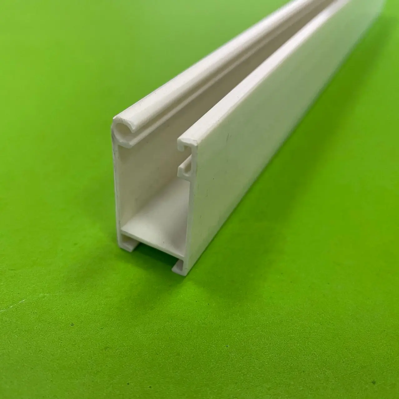 High quality pvc sliding curtain track side PVC Profile Roller Blinds PVC fabric wall track curtain rail