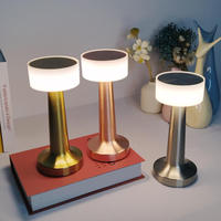 Moderne tragbare Retro LED Tisch lampe Einfache wiederauf ladbare drahtlose Nachtlicht Aluminium gehäuse für AC dekorative Restaurant Bar