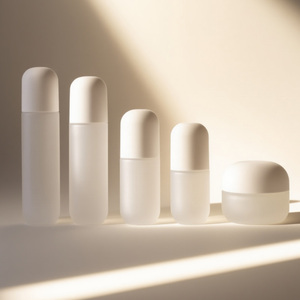 Nueva Llegada: Envases Cosméticos de Vidrio Esmerilado Redondos para Lápiz Labial, Suero para Ojos, Crema, Botella de 30ml, 40ml, 60ml, 100ml, 120ml, Botella con Bomba para Loción - Product Image 6