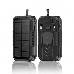 Batterie externe 30w 68000mah 100000mah avec câbles et <span class=keywords><strong>chargeur</strong></span> de batterie solaire sans fil avec <span class=keywords><strong>dynamo</strong></span> à manivelle - Product Image 2