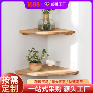 <b>Wall</b> Mounted Corner Shelf White 2 Tier For Kitchen Storage And <b>Display</b> - Product Image 5