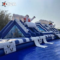 Parc aquatique gonflable personnalisable, respectueux de l'environnement, en PVC, pour la plage et les activités aquatiques