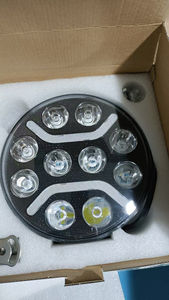 <span class=keywords><strong>Lampe</strong></span> de voiture transfrontalière universelle 12v 24v 120w 9 pouces lumière de conduite tout-terrain lumière de Modification électronique - Product Image 2