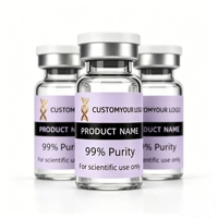 42. Étiquettes autocollantes personnalisées anti-âge en PP imperméable, petites, pour sérums cosmétiques anti-rides aux peptides