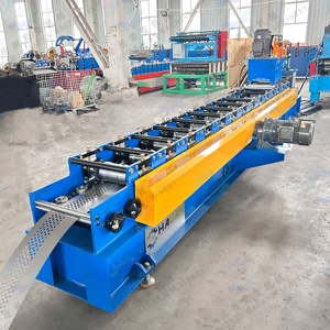 เครื่องขึ้นรูปรางประตูม้วนสแตนเลสควบคุมด้วย PLC พร้อมมอเตอร์กำลังสูง - Product Image 2