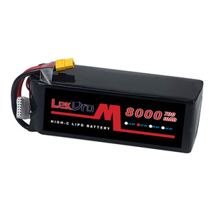 แบตเตอรี่ FPV 6S 8000MAh 22.2V โพลิเมอร์ สำหรับโดรนแข่ง LiPo - Product Image 1