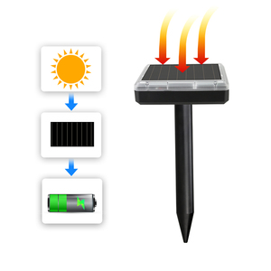 Aosion sân chuột Chuột Chuột năng lượng mặt trời ổ đĩa âm nốt ruồi aaway kiểm soát hiệu quả Pest mole Repeller - Product Image 5