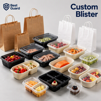 Meilleur Contenant Jetable en Plastique PP pour Repas, Barquette Alimentaire, Boîte à Déjeuner, Emballage à Emporter Sans PFAS, Certifié CE Rohs Reach, pour Nouilles et Gâteaux