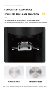 Prensador de Café Eléctrico Manual Reutilizable de Acero Inoxidable Moderno de 58 mm para Accesorios de Café Espresso - Product Image 3