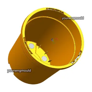 浙江台州黄岩模具厂大型种植盆模具育苗盆研磨注塑机模具