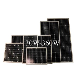 แผงโซลาร์เซลล์แบบโมโนหรือแบบ PC กำลังไฟ 180 วัตต์ 12V/24V/36V/48V ขายดี - Product Image 2