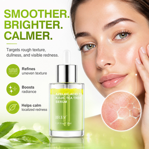 Private Label OEM Azelaic Acid 10 Kojic Tea Tree <b>Serum</b> for Moisturizing Oil Control Refreshing Soothing Nourishing Facial <b>Serum</b> - Product Image 4