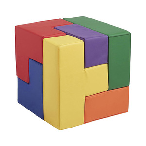 Foam Building <b>Blocks</b> High Density Sponge Toddler Climbing Crawling Stacking Toy Set 7 Pieces Geometric <b>Shape</b> Unisex Indoor Play - Product Image 1