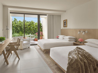 Ensembles de meubles de chambre d'hôtel 3-5 étoiles style Marriott, panneaux en bois modernes, tailles Queen et King, durables, garantie 10 ans