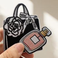 En gros, Badges et patchs brodés thermocollants à paillettes, tendance et élégants, accessoires pour vestes, sacs et denim