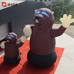 Mascota inflable gigante de hámster de dibujos animados, modelo publicitario inflable de PVC impermeable para decoración de eventos comerciales - Product Image 2