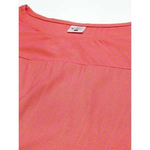 Top regular de rayas viscosas informal de moda para mujer rosa hasta el tobillo con decoración de patrón elegante - Product Image 5