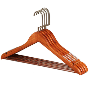 Cintre en bois pour hommes et femmes avec robe de mariée blanche pour affichage de magasin de vêtements, vente en gros en boutique - Product Image 6