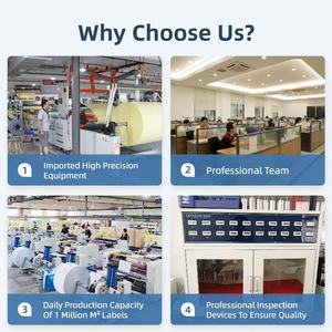 Rollo de Papel Adhesivo Térmico con Recubrimiento Superior de 65/70 Gsm, 100x150mm, con Revestimiento de Papel Glassine Blanco, Etiquetas de Envío Exprés Permanentes de 4x6 - Product Image 5