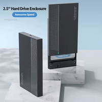 Boîtier de disque dur portable 2.5 pouces personnalisé en gros Type-C USB 3.0 Boîtier de disque dur mécanique SSD SSD sans outil