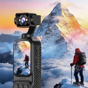 ใหม่ 270 °   กล้องแอคชั่นพกพา 4K HD พร้อมคลิปหนีบไมค์แบบหมุนได้ สำหรับการผจญภัยกลางแจ้ง กล้องกีฬาขนาดเล็ก - Product Image 5