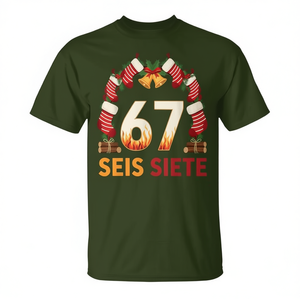 เสื้อยืดคริสต์มาสลายมีม ไซส์ 67 ของขวัญวันหยุด - Product Image 2