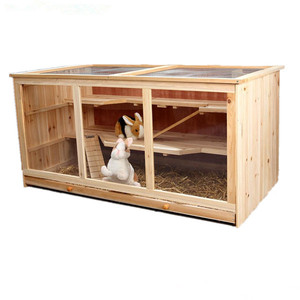 Jaula <span class=keywords><strong>de</strong></span> madera para hámster con <span class=keywords><strong>casa</strong></span> <span class=keywords><strong>de</strong></span> conejito para mascotas - Product Image 1