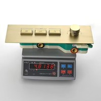 Commutateur de douche thermostatique élégant en or brossé, 3 voies, avec robinets encastrés et inverseur de réglage pour salle de bain