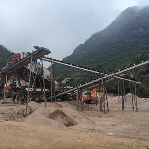 מותאם אישית 100ton נייד חצץ מכונת גלגל סוג של אבן מסרון צחור צמח מחיר המפעל - Product Image 6