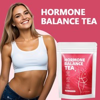 Sachets de thé aux herbes pour l'équilibre hormonal féminin 3g x 10, emballage individuel, thé naturel pour le bien-être féminin, pour l'humeur, le sommeil, la peau et l'énergie