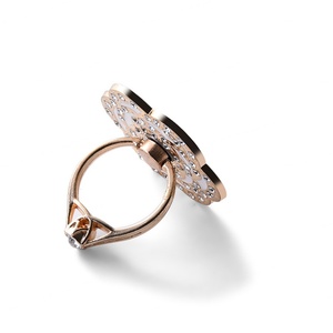 Support de téléphone portable personnalisé en forme de fleur de diamant pour doigt - Product Image 5