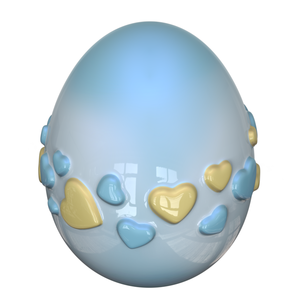 بيع بالجملة جرة قلب سيراميك زرقاء مخصصة مصنوعة يدويًا لرماد الطفل أو الحيوانات الأليفة جرة تذكارية حديثة على شكل بيضة جرة تذكار مخصصة للرضع - Product Image 4