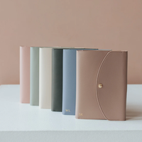 Organizador de Portafolio de Cuero RR, Porta Cuadernos, Organizador de Viaje para Mujer, Funda para Agenda, Papelería, Regalo, Funda para Teléfono