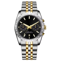Montre automatique de plongée de haute qualité avec logo personnalisé, mouvement de montre automatique, matériau en acier inoxydable étanche, montres mécaniques pour hommes