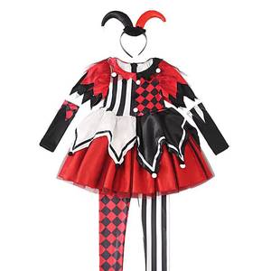 Disfraz de Payaso Espeluznante para Niñas, Halloween 2026, Divertido y Terrorífico, para Representaciones Escénicas, Cosplay, Carnaval, Fiestas - Product Image 2