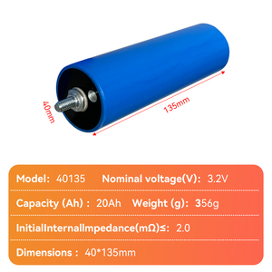46160 3.2V 22Ah 20Ah 円筒形リン酸鉄リチウム電池 33140 40135 太陽光発電・電気自動車用充電式電池 - Product Image 5