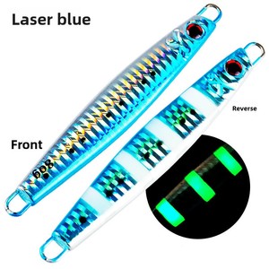 Señuelo de Pesca de Alta Densidad con Punta Afilada y Decoración de Plumas Luminosas para Pesca en Aguas Profundas, Fabricado por Lion Source - Product Image 2