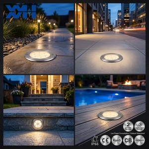 Luz Subterránea Empotrada SS304 IP68 RGBW con Control DMX, LED Epristar, Ángulo de Haz de 10-120°, Regulable - Product Image 2