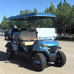 Nuevo Carro de Golf Eléctrico Personalizado de 6 Plazas, Fabricado en China, Color Azul, en Venta - Product Image 1