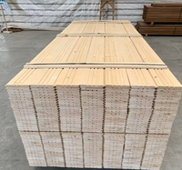 Tablón de madera de abeto al por mayor, revestimiento de techo de madera maciza duradero y resistente a la humedad para decoración de edificios