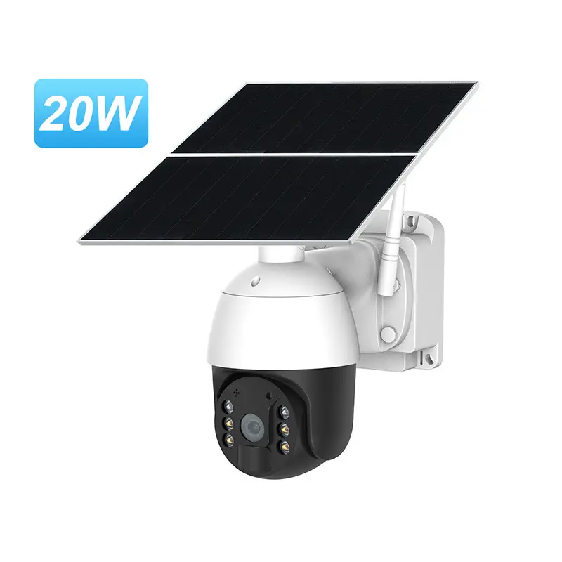 Enxun 1080P 24 Hours Continuous Recording IP Solar Energy Cctv Surveillance Wireless 4G Solar Powered Security Outdoor Camera
