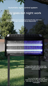 Lampe LED anti-mouche solaire, 15W DC6V, portable, étanche, pour la maison et le jardin - Product Image 2
