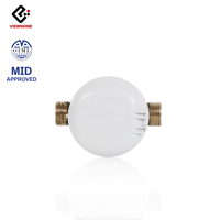 Compteur d'eau intelligent sans fil DN15 NB-IoT à ultrasons IP68 certifié ISO pour la maison/l'agriculture avec lecture automatique et plateforme cloud