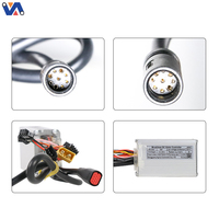NOUVEAU CONTRÔLEUR IMAGE 36V 8A V8 Mini avec prise noire pour vélo électrique OUXI V8 16 pouces 250W Fat E-bike C80 Mini Carte de contrôle de remplacement