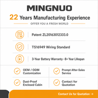 MINGNUO MN-E810FB 48V 200Ah Balayeuse de voirie électrique autopropulsée avec cabine fermée 13000m²/h pour usines et municipalités