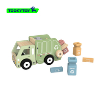 Pequeño camión de basura Montessori, clasificación de residuos, juguetes de desarrollo, juguetes ecológicos, juguetes de simulación